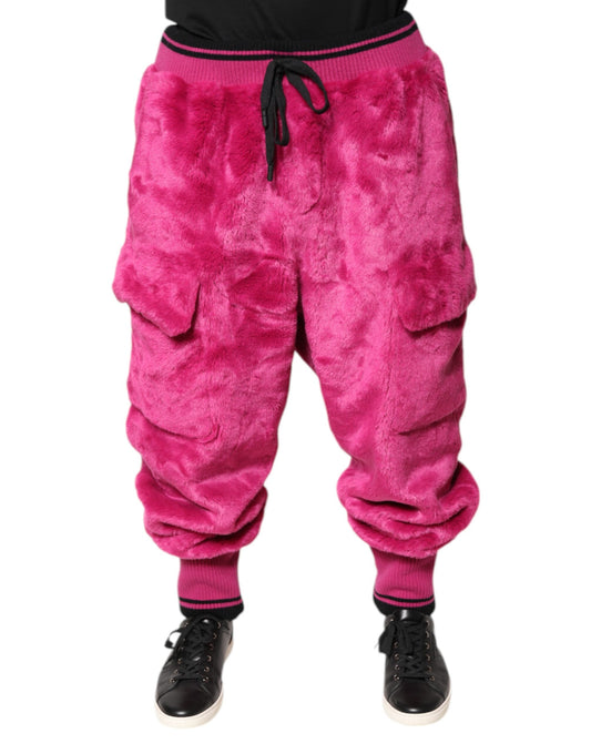 Dolce &amp; Gabbana – Jogginghose aus Acryl in Rosa