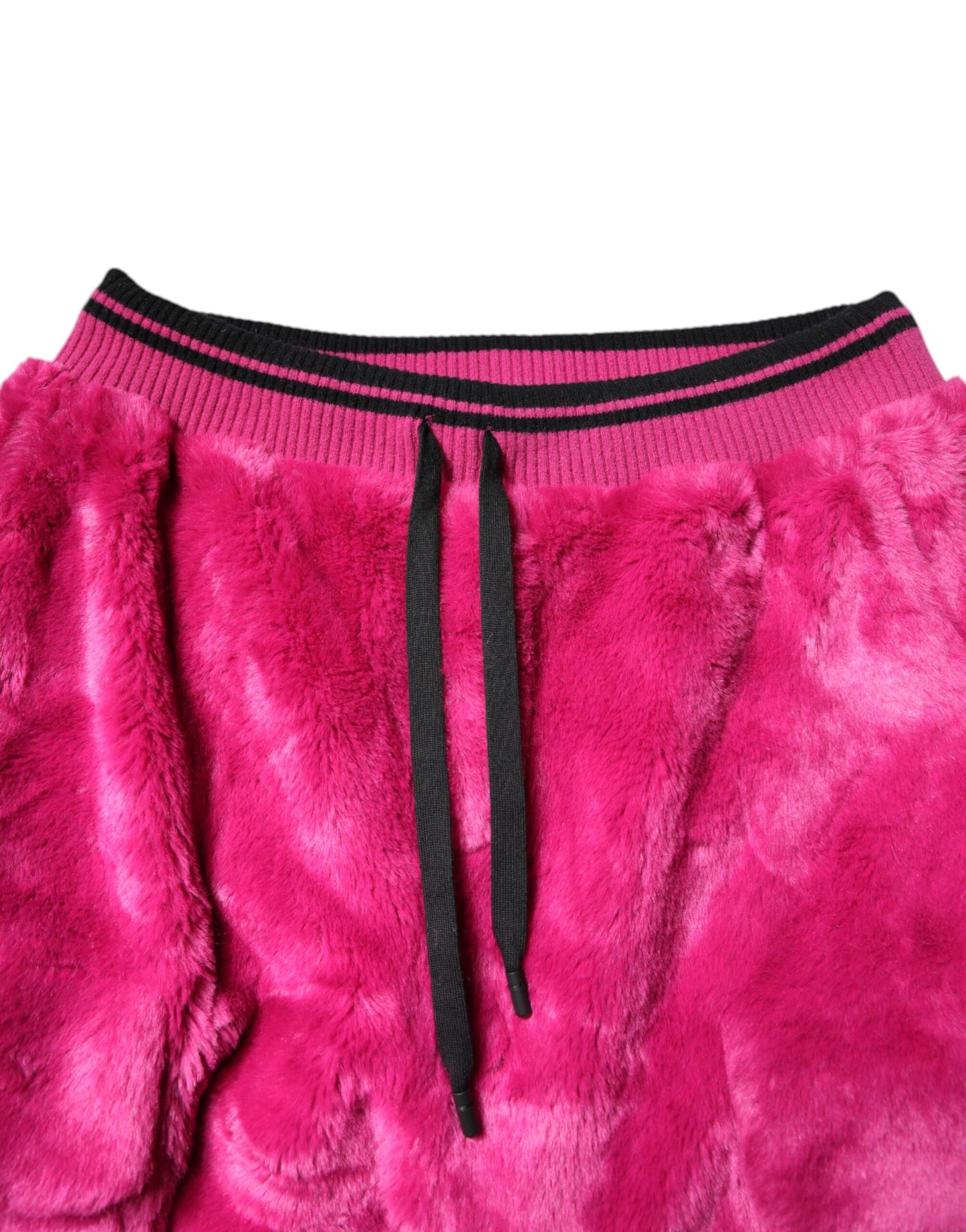 Dolce &amp; Gabbana Pink Acrylic Cargo Jogging Sweatpants Pants