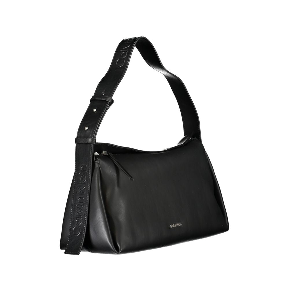 Calvin Klein Schwarze Polyester-Handtasche