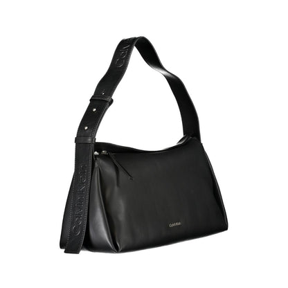 Calvin Klein Schwarze Polyester-Handtasche