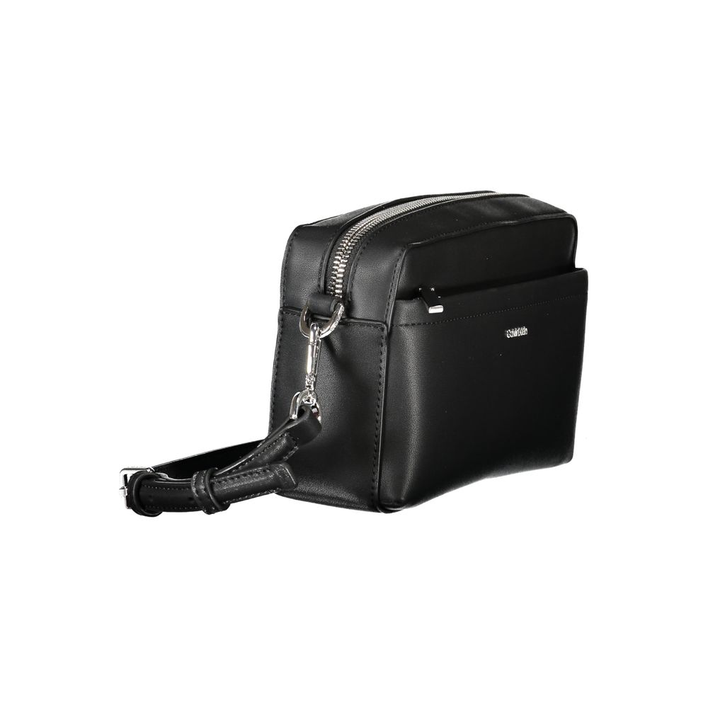 Calvin Klein Schwarze Polyester-Damenhandtasche