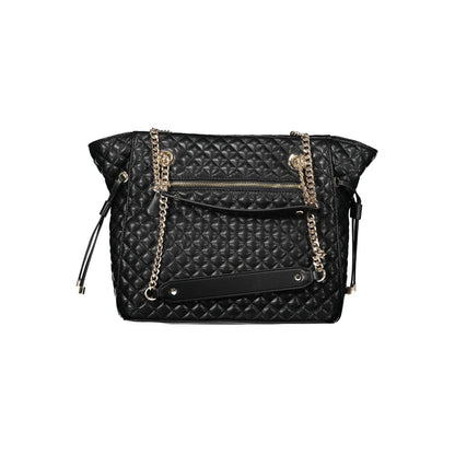 Guess Jeans Schwarze Polyethylen-Damenhandtasche