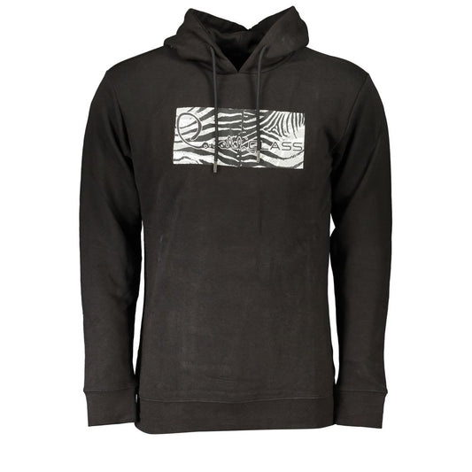 Cavalli Class Schwarzer Baumwollpullover für Herren