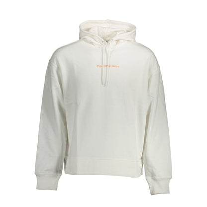 Calvin Klein Weißer Baumwollpullover für Herren
