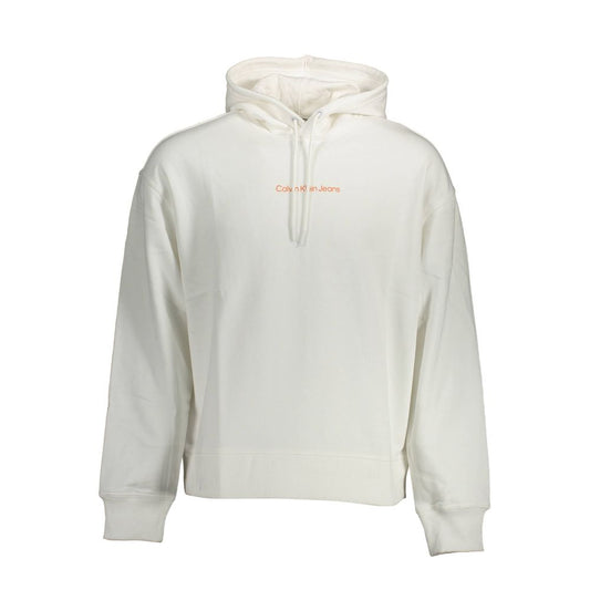 Calvin Klein Weißer Baumwollpullover für Herren