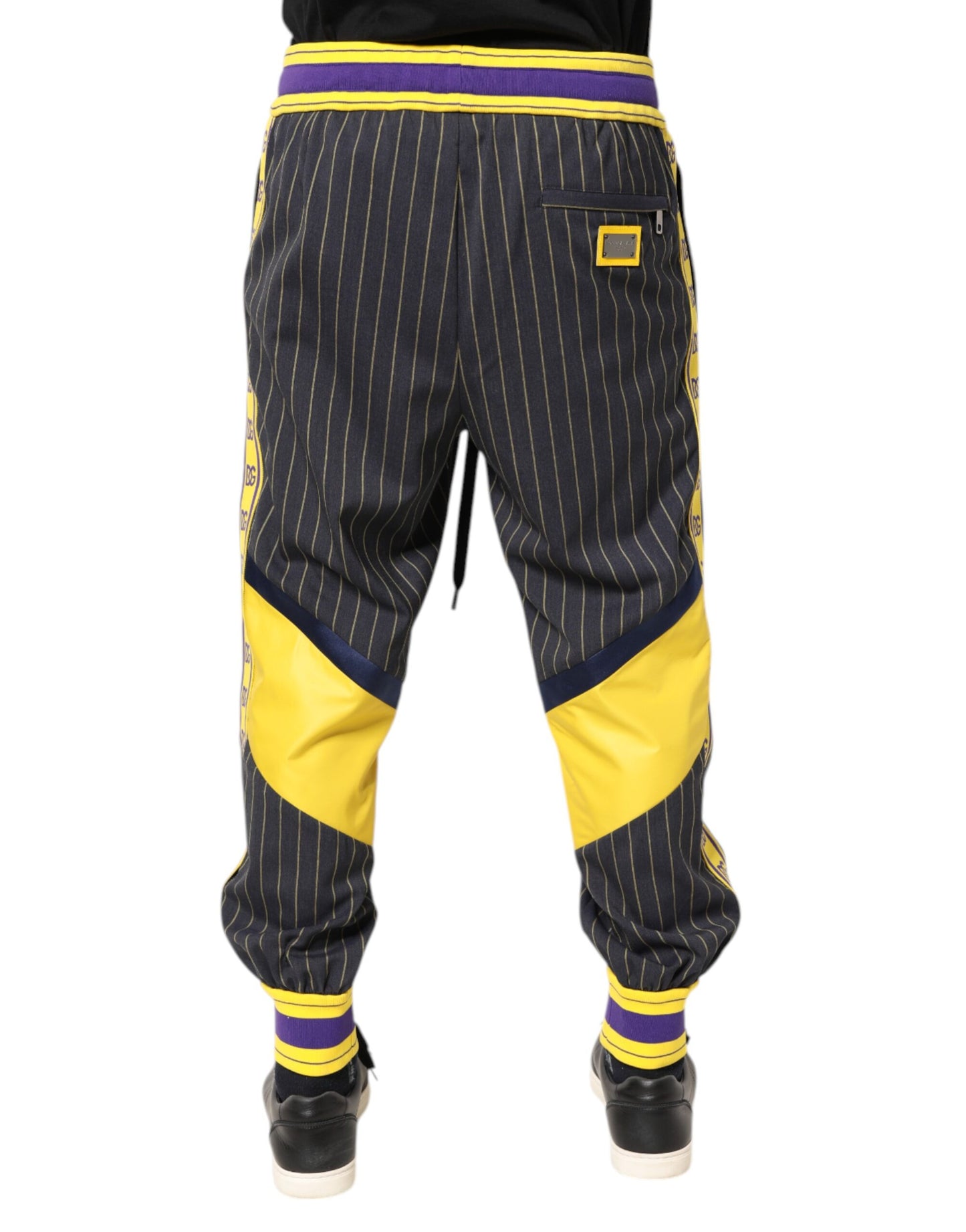 Dolce &amp; Gabbana Multicolor Cotton Men Jogger Pants