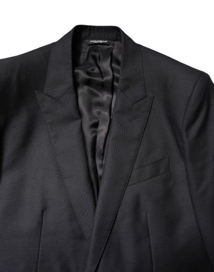Dolce &amp; Gabbana – Blauer MARTINI-Anzug aus Wolle, 3-teilig