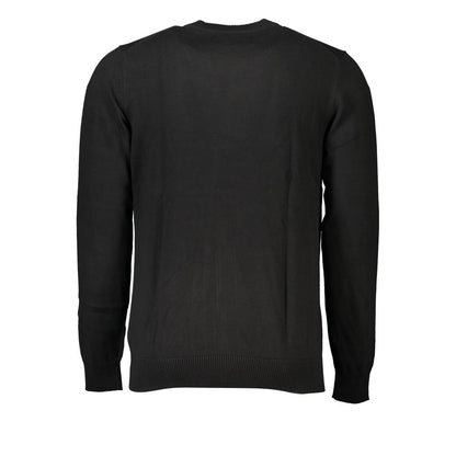 Calvin Klein – Eleganter, langärmliger Pullover mit Rundhalsausschnitt und Logo