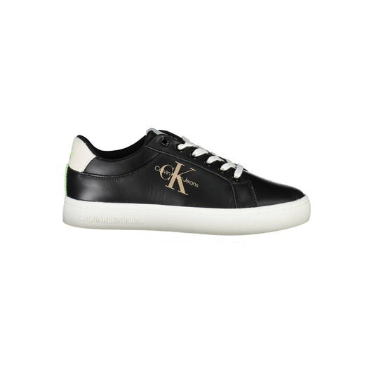 Calvin Klein Damen Sneaker aus schwarzem Polyester