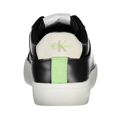 Calvin Klein Damen Sneaker aus schwarzem Polyester