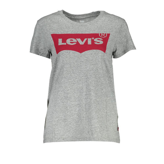 Levi's – Graues Unisex-T-Shirt aus Baumwolle