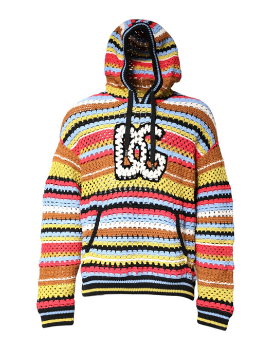 Dolce &amp; Gabbana Mehrfarbiger Kapuzenpullover aus Baumwolle