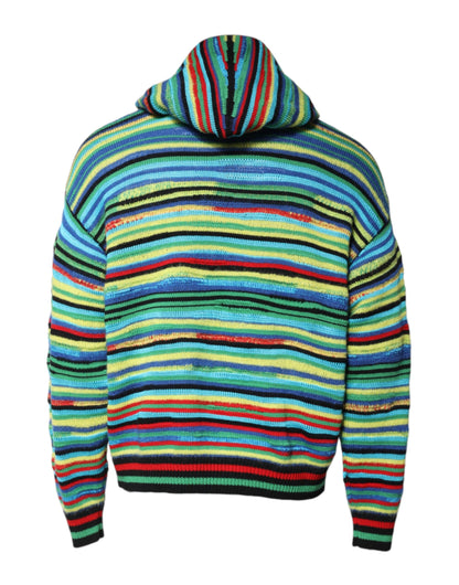 Dolce &amp; Gabbana Mehrfarbiger Kapuzenpullover aus Baumwolle