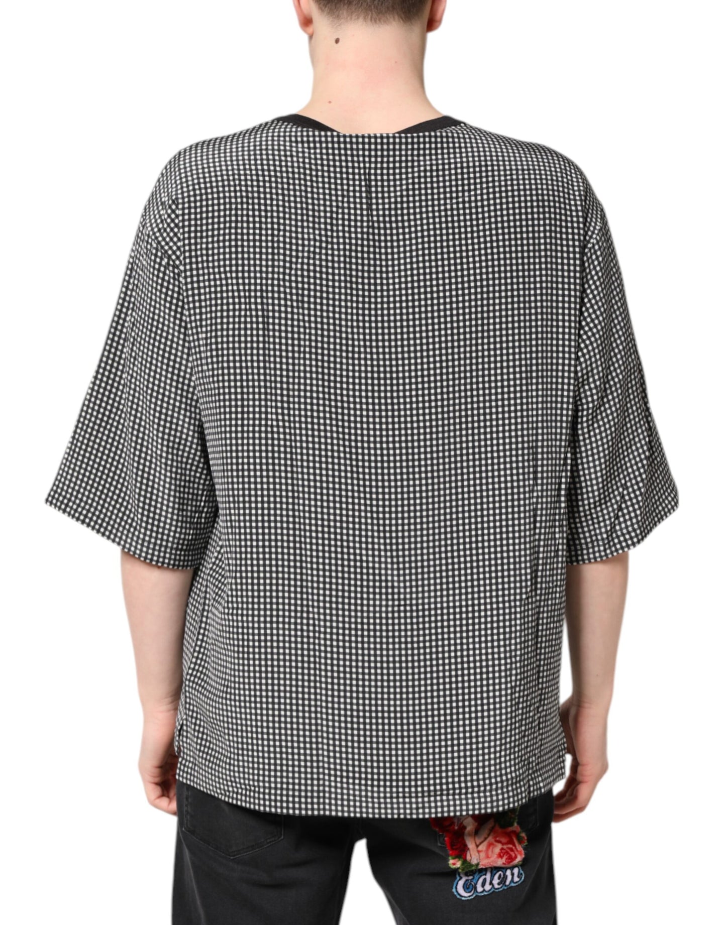 Dolce &amp; Gabbana Black Graphic Print Short Sleeve T-shirt