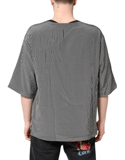 Dolce &amp; Gabbana Black Graphic Print Short Sleeve T-shirt