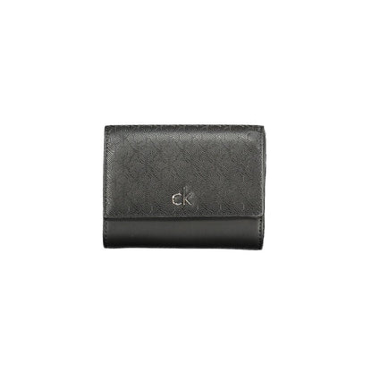 Calvin Klein Schwarze Polyester Damen Geldbörse