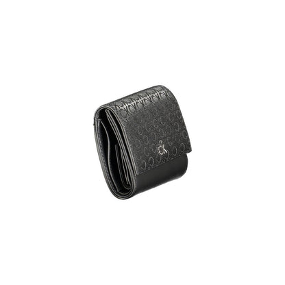 Calvin Klein Schwarze Polyester Damen Geldbörse
