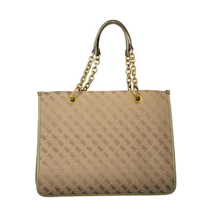 Guess Jeans Grüne Polyester Damen Handtasche