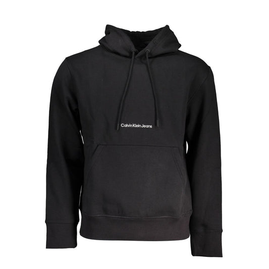 Calvin Klein Herrenpullover aus schwarzer Baumwolle