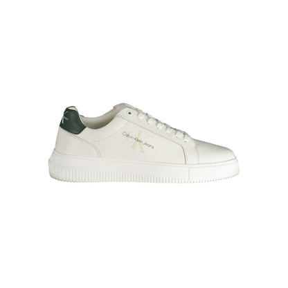 Calvin Klein – Weißer Polyester-Sneaker