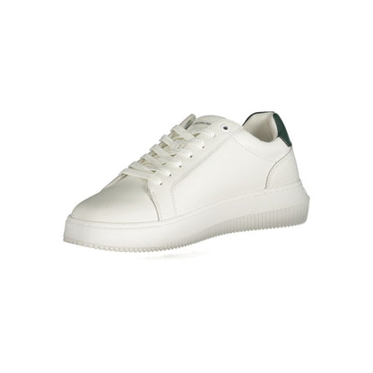 Calvin Klein – Weißer Polyester-Sneaker