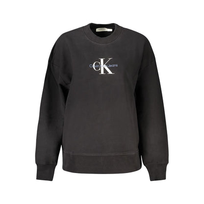 Calvin Klein Damenpullover aus schwarzer Baumwolle