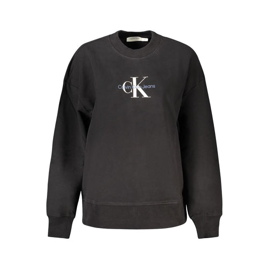 Calvin Klein Damenpullover aus schwarzer Baumwolle