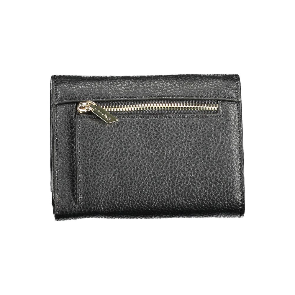 Calvin Klein – Schwarze Polyethylen-Geldbörse für Damen