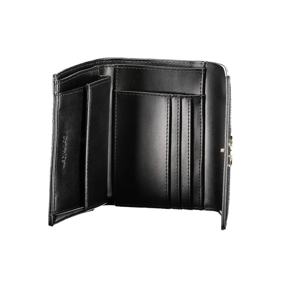 Calvin Klein – Schwarze Polyethylen-Geldbörse für Damen