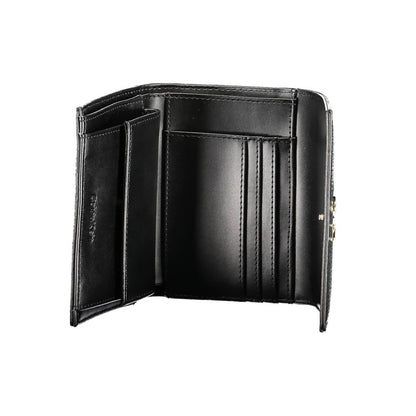 Calvin Klein – Schwarze Polyethylen-Geldbörse für Damen