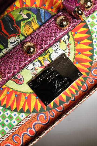 Dolce &amp; Gabbana Schwarzes Kleid Keramik Porzellan Mode Leder Sicily Dolls