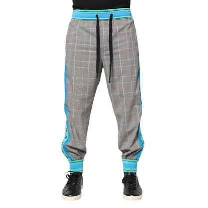 Dolce &amp; Gabbana Multicolor Cotton Men Jogger Sweatpants Pants