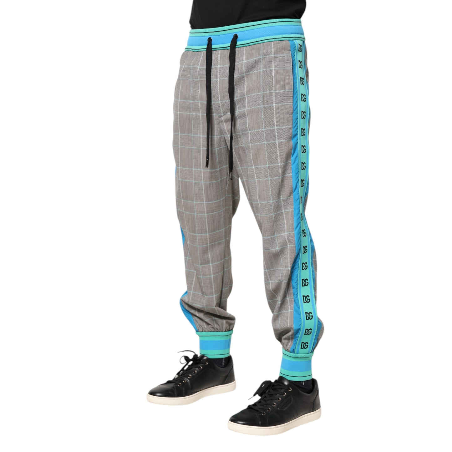 Dolce &amp; Gabbana Multicolor Cotton Men Jogger Sweatpants Pants