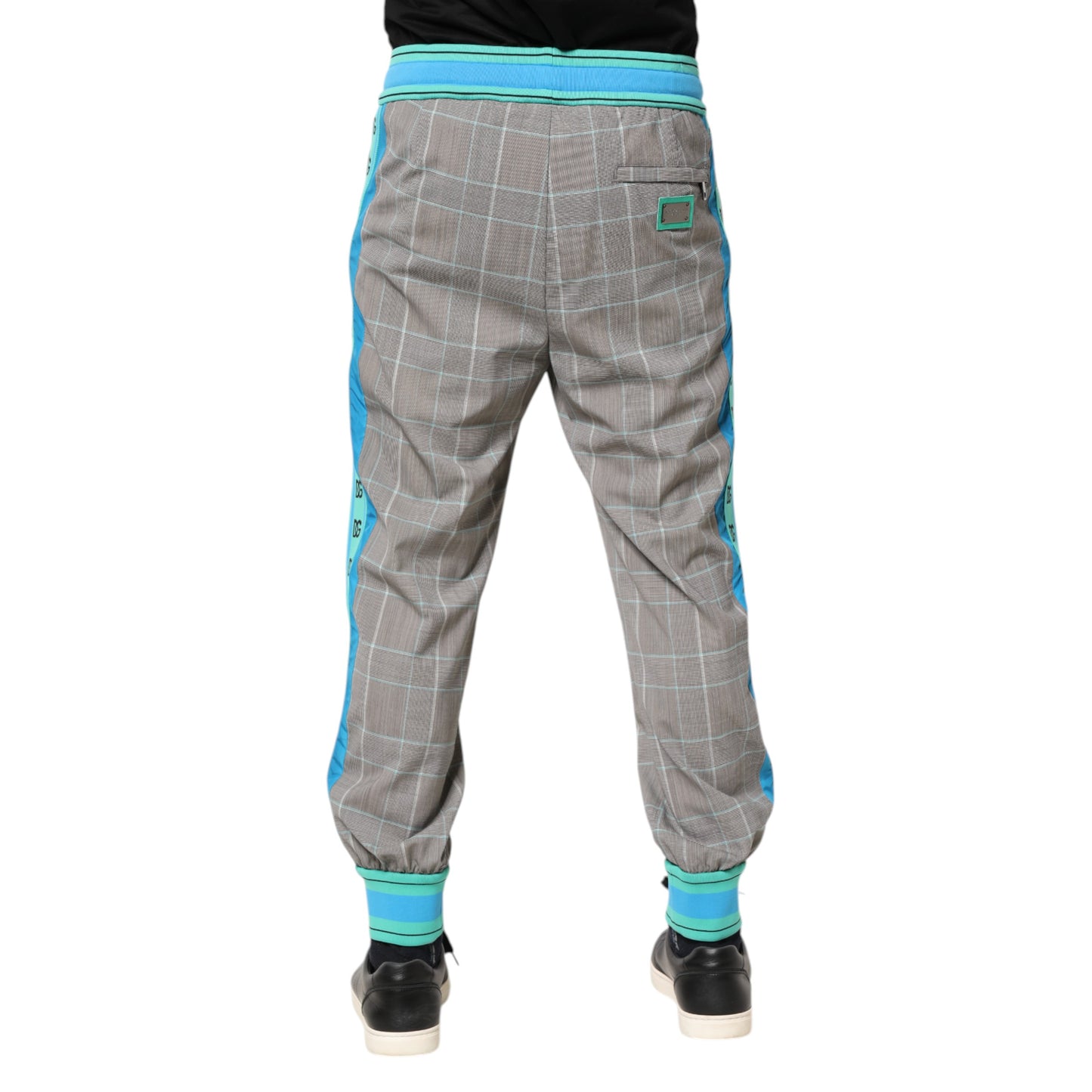 Dolce &amp; Gabbana Multicolor Cotton Men Jogger Sweatpants Pants