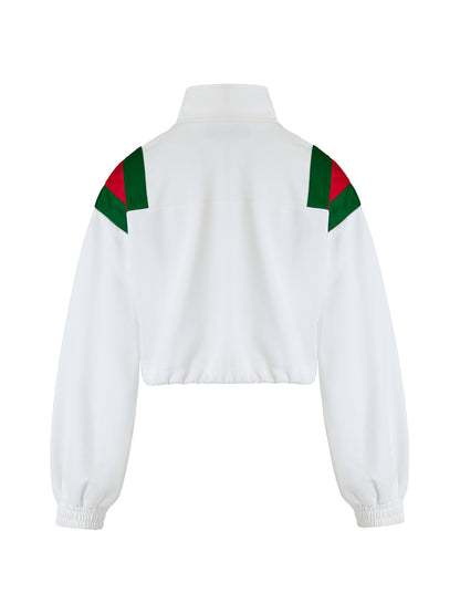 Weißes Gucci-Sweatshirt aus Polyester mit Logo