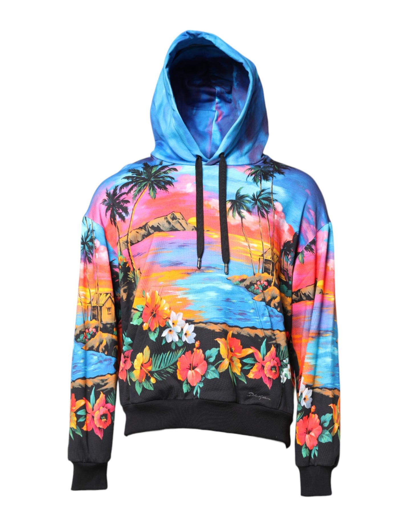 Dolce &amp; Gabbana – Sweatshirt mit Kapuze und mehrfarbigem Print