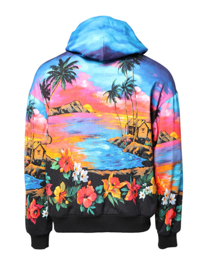Dolce &amp; Gabbana – Sweatshirt mit Kapuze und mehrfarbigem Print