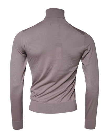 Dolce &amp; Gabbana Brauner Kaschmir-Strickpullover für Herren