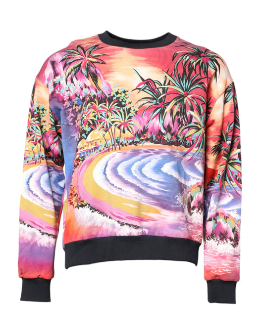 Dolce &amp; Gabbana Pullover mit Rundhalsausschnitt und mehrfarbigem Print