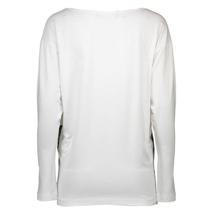 Love Moschino – Weißes Unisex-T-Shirt aus Baumwolle