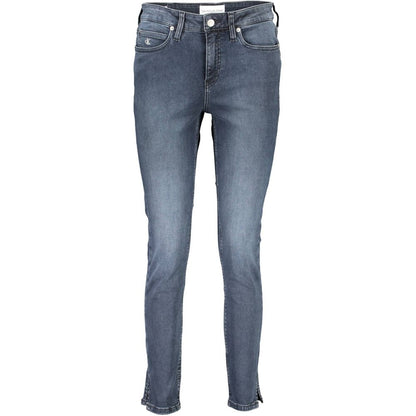 Calvin Klein Blaue Baumwolljeans für Damen