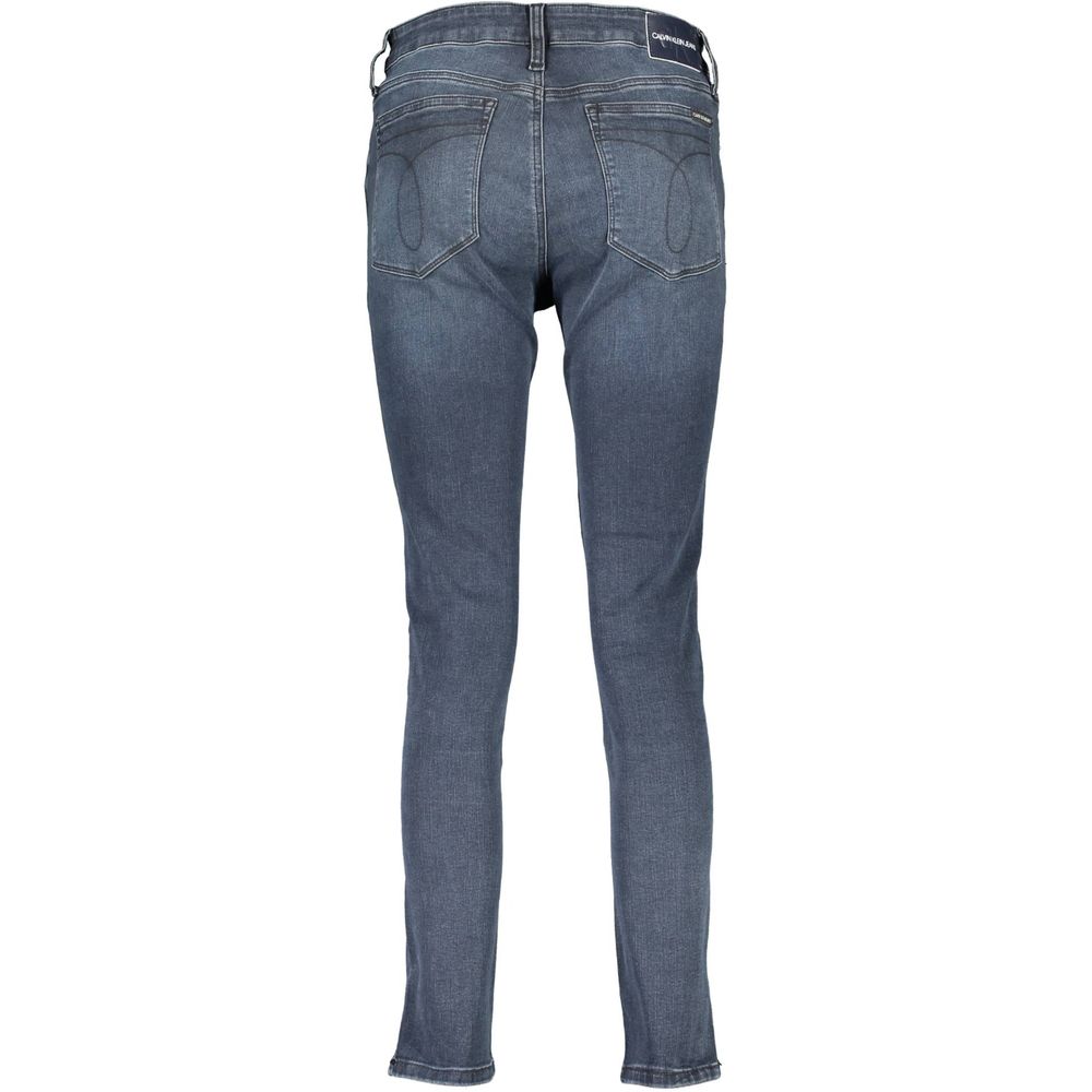 Calvin Klein Blaue Baumwolljeans für Damen