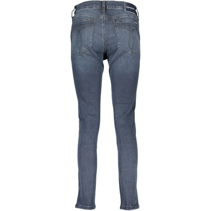 Calvin Klein Blaue Baumwolljeans für Damen