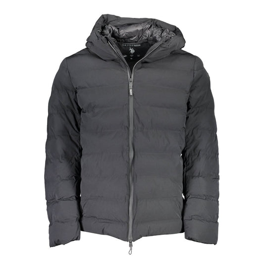 US POLO ASSN. Schwarze Elastan-Herrenjacke