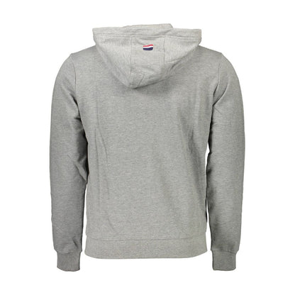 US POLO ASSN. Grauer Baumwollpullover für Herren