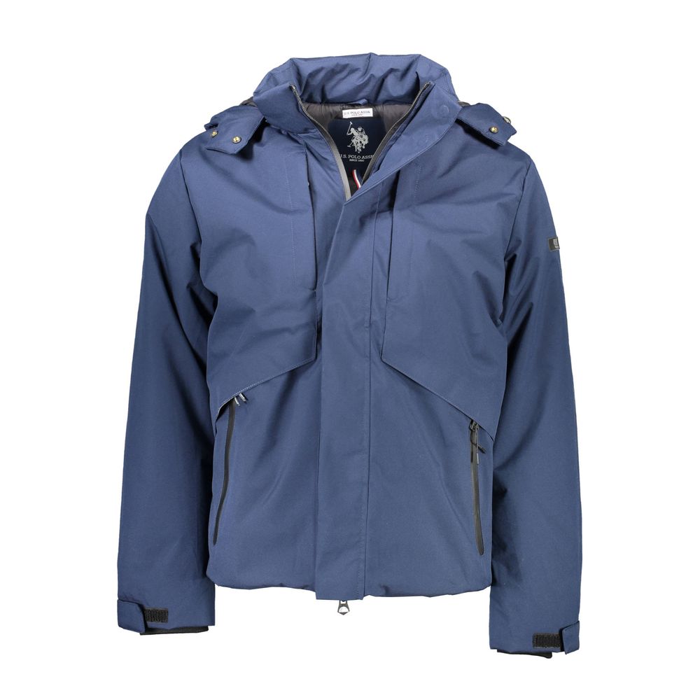 US POLO ASSN. Blue Polyester Men Jacket