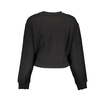 Guess Jeans – Schwarzer Baumwollpullover für Damen