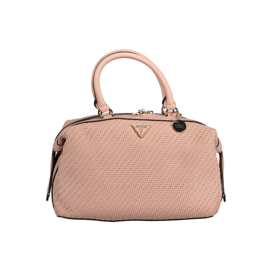 Guess Jeans Pink Polyethylen Damen Handtasche