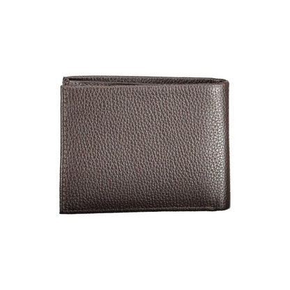 Calvin Klein Herren-Geldbörse aus braunem Leder