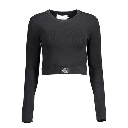 Calvin Klein – Schwarzer Lyocell-Pullover für Damen